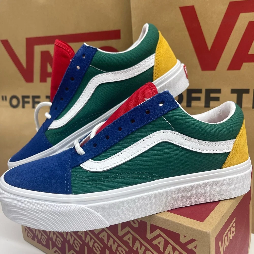 Vans Women's Old Skool (Vans Yacht Club) Blue/Green Sneakers
VN0A38G1R1Q - Picture 9 of 16